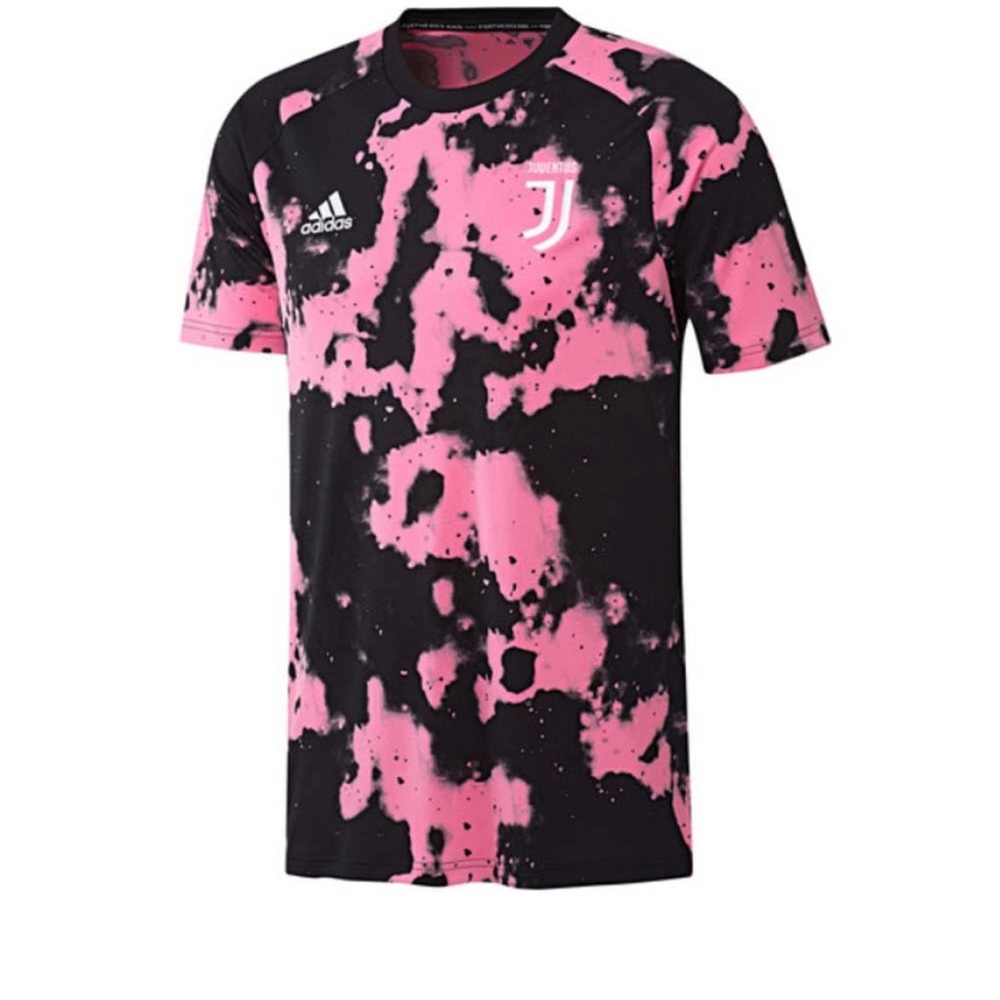 Original Pink Juventus FC away Adidas Jersey . Side M